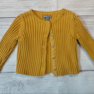 12-18mo Gap Mustard Snap Sweater